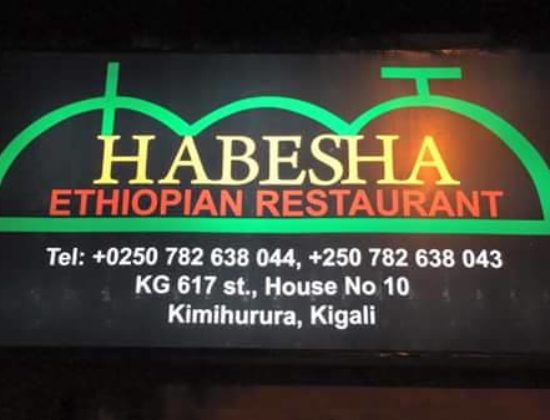 Habesha Ethiopian Restaurant in Kigali